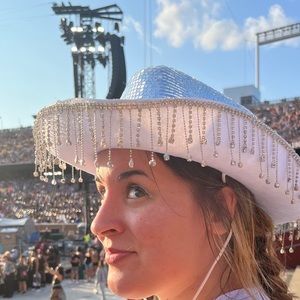 Disco / mirror tile cowboy hat